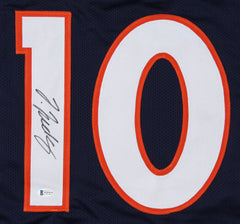 Jerry Jeudy Signed Denver Broncos Jersey (Beckett COA)  Ex-Alabama Wide Receiver