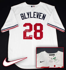 Bert Blyleven “HOF 2011” Signed Minnesota Twins Nike Replica Jersey (Beckett)