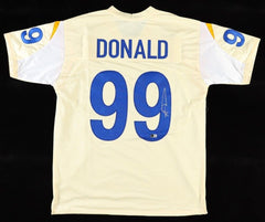 Aaron Donald Signed Los Angeles Rams Jersey (Beckett) 7xPro Bowl Defensive End