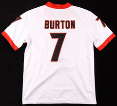Jermaine Burton Signed Georgia Bulldogs Jersey Inscribed "21 Champs" (Beckett)