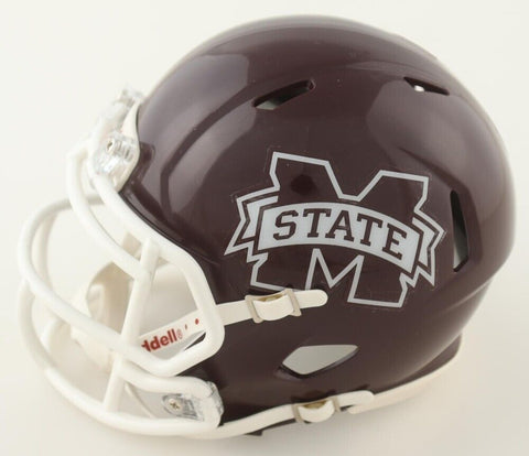Montez Sweat Signed Mississippi State Bulldogs Speed Mini Helmet (Beckett) D.E.