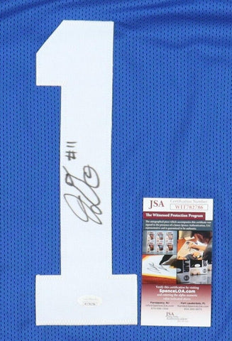 Josh Downs Signed Indianapolis Colts Jersey (JSA COA) 2023 3rd Round Draft Pk WR