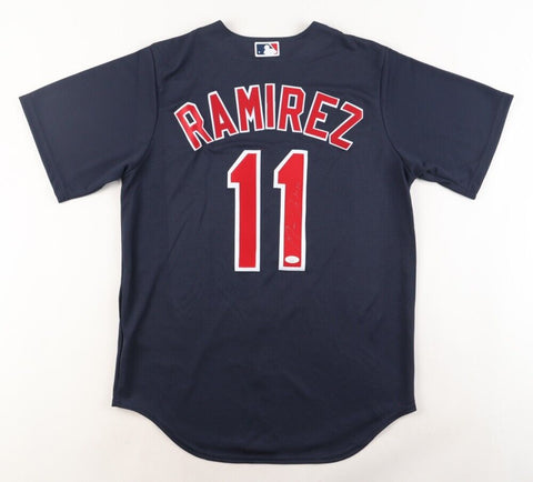 Jose Ramirez Signed Cleveland Indians Nike Jersey (JSA COA) 5xAll Star 3rd Base