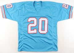 Tony Pollard Signed Tennessee Titans / Houston Oilers Throwback Jersey (Beckett)