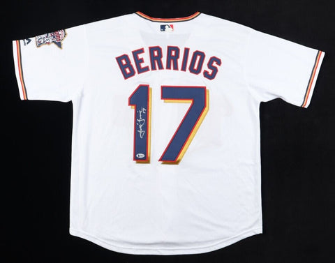 Jose Berrios Signed Minnesota Twins Majestic Jersey (Beckett) 2xAll Star Pitcher