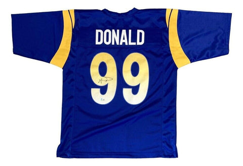 Aaron Donald Signed Los Angeles Rams Jersey (Beckett) 7xPro Bowl / Defensive End