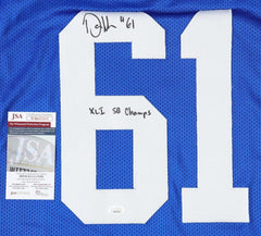 Dan Klecko Signed Indianapolis Colts Jersey Inscribed "XLI SB Champs" (JSA COA)