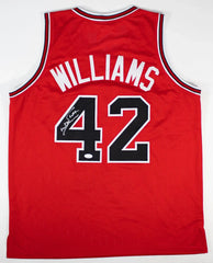 Scott Williams Signed Chicago Bulls Jersey “3xNBA Champs!” (JSA COA) UNC Center