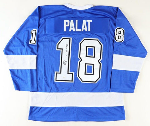 Ondrej Palat Signed Tampa Bay Lightning Jersey Inscribed "2x SC Champ" (JSA)