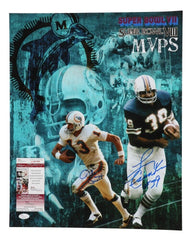 Larry Csonka & Jake Scott Signed Miami Dolphins 16x20 Photo (JSA COA) S.B. MVP's