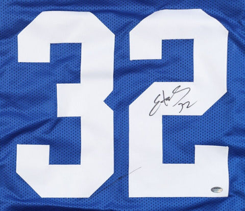 Edgerrin James Signed Indianapolis Colts Jersey (Schwartz)#4 Overall Pk 1999 Dft