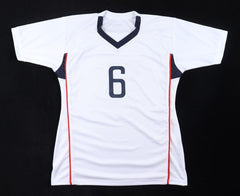 Brandi Chastain Signed Team USA Women Soccer Jersey (Schwartz COA) 2xWorld Cup