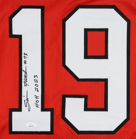 Simon Fletcher Signed Houston Cougars Jersey (JSA) Denver Broncos Linebacker