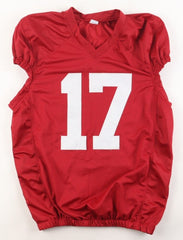 Agiye Hall Signed Alabama Crimson Tide Jersey (Playball Ink) 2021 Bama Receiver