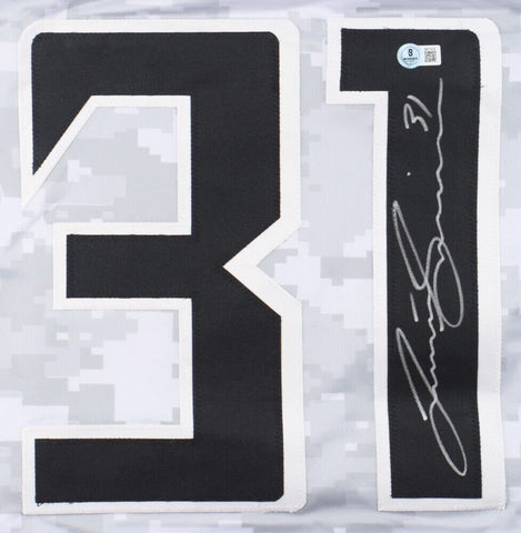 Justin Simmons Signed Atlanta Falcons Jersey (Beckett) Ex-Boston College Safety