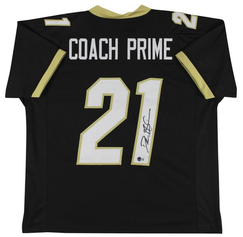 Deion Sanders Signed Colorado Buffaloes "Coach Prime" Jersey (Beckett) NFL HOF