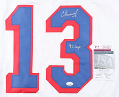 Sergei Nemchinov Signed New York Rangers Jersey Inscribed "94 Cup" (JSA COA)