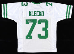 Joe Klecko Signed Jets Jersey (JSA COA) New York All Pro Defensive End 1977–1987