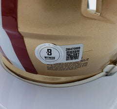 Frank Gore Signed San Francisco 49ers Speed Mini Helmet (Beckett) 5xPro Bowl R.B