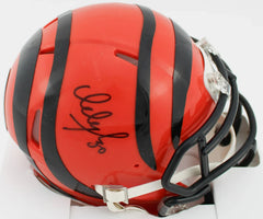 Ickey Woods Signed Cincinnati Bengals Mini Helmet (JSA COA) Mr. Ickey Shuffle