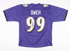 Odafe Oweh Signed Baltimore Ravens Jersey (JSA COA) 2021 1st Round Pick LB