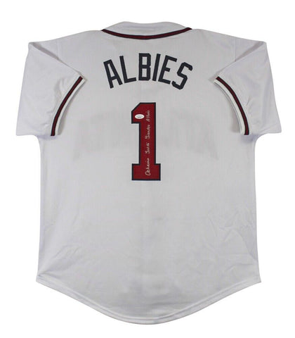 Ozzie Albies Signed Atlanta Braves Jersey (JSA) 2xAll Star Second Baseman