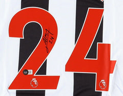 Miguel Almiron Signed Newcastle United FC Home Soccer Jersey (Beckett)