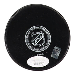 Phil Esposito Signed New York Rangers Logo Hockey Puck (JSA COA) 717 NHL Goals