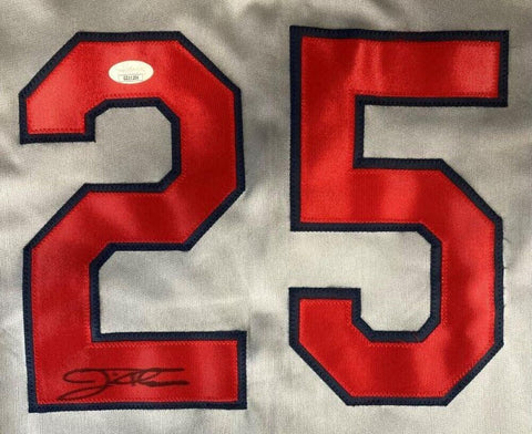 Jim Thome Signed Cleveland Indians Jersey (JSA COA) 612 Home Runs / HOF 2018 /DH