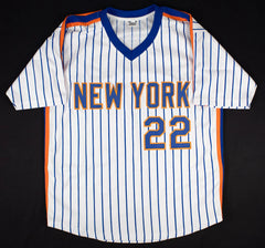 Kevin McReynolds Signed New York Mets Jersey (JSA COA) N Y Outfielder 1987-1991