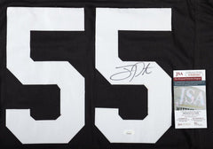 Joey Porter Sr Signed Pittsburgh Steelers Jersey (JSA COA) Pro Bowl Linebacker