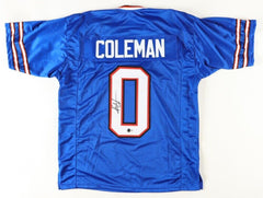 Keon Coleman Signed Buffalo Bills Jersey (Beckett) 2024 2nd Round Pick / FSU WR