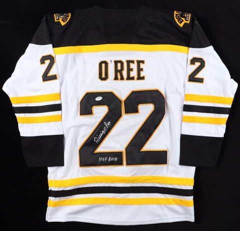 Willie O'Ree Signed Boston Bruins Jersey (PSA) 1st African American In NHL