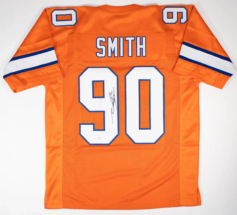 Neil Smith Signed Denver Broncos Jersey (JSA COA) 6×Pro Bowl Defensive End