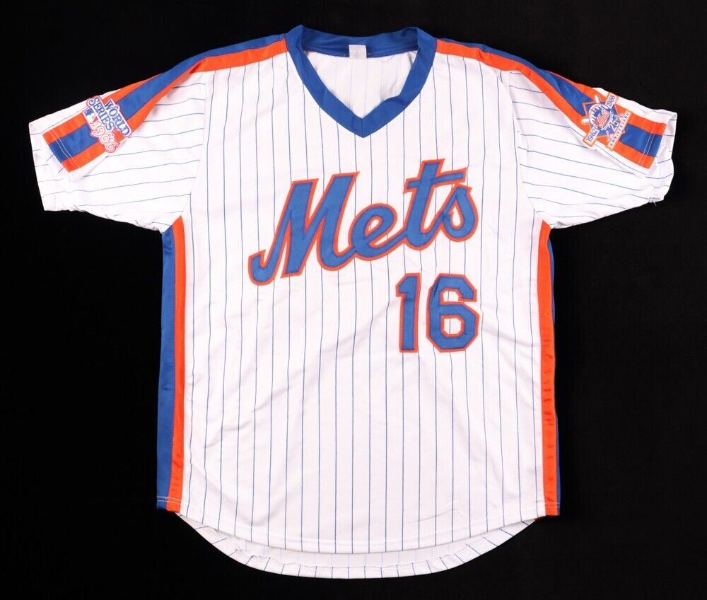 Dwight "Doc" Gooden Signed Mets Jersey (JSA COA) 3xWorld Series Champion