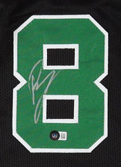 Kristaps Porzingis Signed Boston Celtics Jersey (Beckett) 2014 Top 4 NBA Pick
