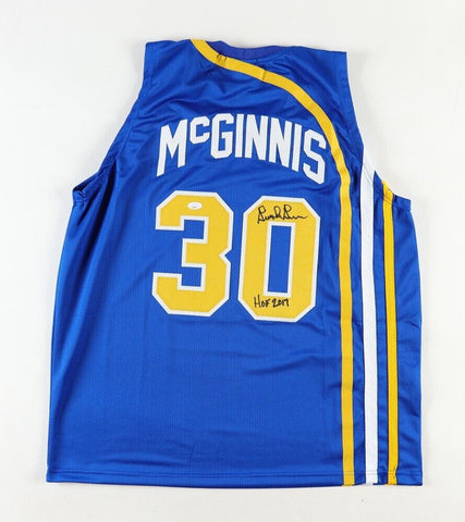 George McGinnis Signed Indiana Pacers Jersey Inscribed "HOF 2017" (JSA COA)
