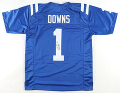 Josh Downs Signed Indianapolis Colts Jersey (JSA COA) 2023 3rd Round Draft Pk WR