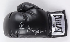 Thomas Hearns Signed Everlast Black Boxing Glove "Hitman" (Beckett COA) 61-5 Rrd