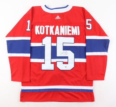 Jesperi Kotkaniemi Signed Montreal Canadiens Jersey (PSA)