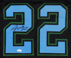 Tyjae Spears Signed Tulane Green Wave Jersey (JSA) Tennessee Titans Running Back