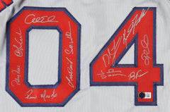 2004 World Series Champion Boston Red Sox Jersey Signed By 11 (See List) Beckett