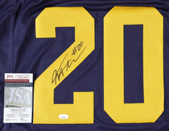 Kalel Mullings Signed Michigan Wolverines Jersey (JSA COA) 2023 National Champs