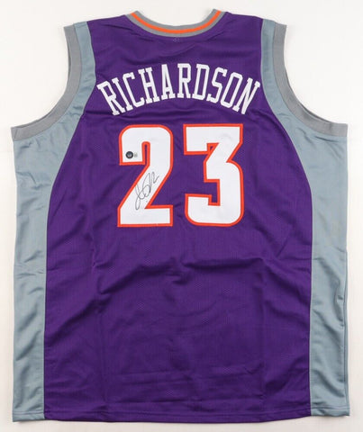 Jason Richardson Signed Phoenix Suns Jersey Beckett) 2xNBA Slam Dunk Champion