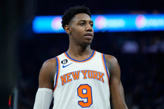 R. J. Barrett Signed New York Knicks Nike Jersey (Fanatics) 2019 #3 Overall Pk