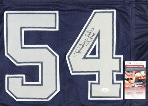 Randy White Signed Dallas Cowboys Career Stat Jersey Inscribed "HOF 94"(JSA COA)