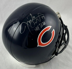 Jim "Jimbo" Covert Signed Bears Full-Size Helmet (JSA) All Pro Offensive Lineman