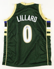 Damian Lillard Signed Milwaukee Bucks Jersey (JSA COA) 7xNBA AllStar Point Guard