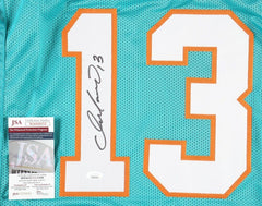 Dan Marino Signed Miami Dolphins Jersey (JSA COA) 9xPro Bowl QB / HOF / 1984 MVP