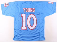 Vince Young Signed Tennessee Titans Jersey (PIA Hologram) Ex-Univ. of Texas Q.B